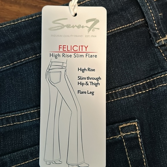 Seven7 Felicity High Rise Flare - Picture 4 of 4